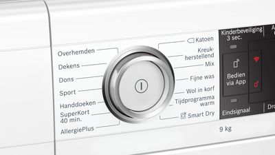 wasmachine knop